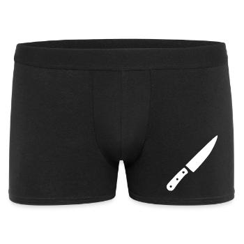 Knife Kitchen Knife Chef Cooking Gift Cook - Men's Boxer Shorts - black - Front