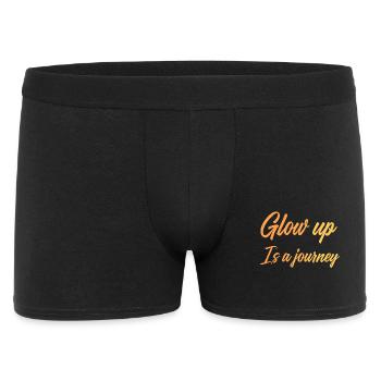 Glow up is a journey - Boxer Homme - noir - Devant