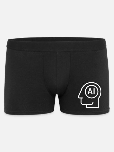 Ai, Artificial Intelligence, AI Technology - Men's Boxer Shorts - black