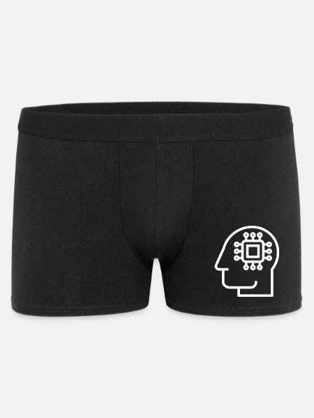 Ai, Artificial Intelligence, AI Technology - Men's Boxer Shorts - black