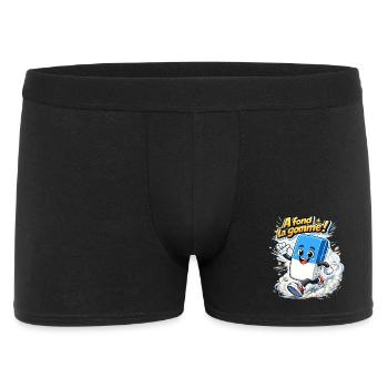 A fond la gomme ! - Boxer Homme - noir - Devant