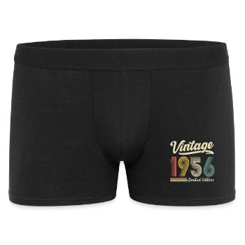 Vintage 1956 Limited Edition 70th Birthday - Men's Boxer Shorts - black - Front