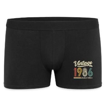 Vintage 1986 Limited edition 40th Birthday - Men's Boxer Shorts - black - Front