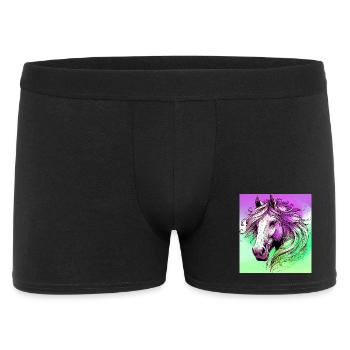 cheval - Boxer Homme - noir - Devant