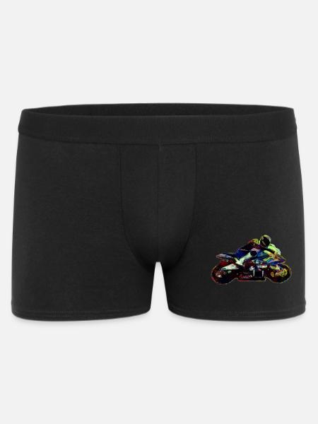Moto teinté - Boxer Homme - noir