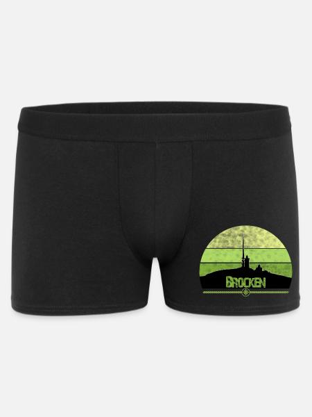 Harz Style - Brocken - Wir lieben den Harz - Männer Boxer Shorts - Schwarz