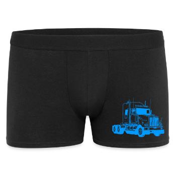 Art Deco Industrial Transport Truck - Men's Boxer Shorts - black - Front