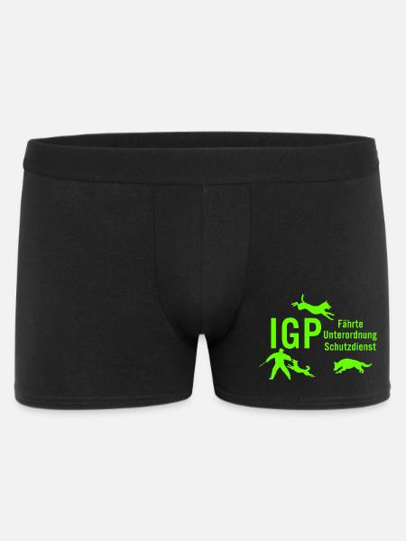IGP Hundesport - Green - Männer Boxer Shorts - Schwarz