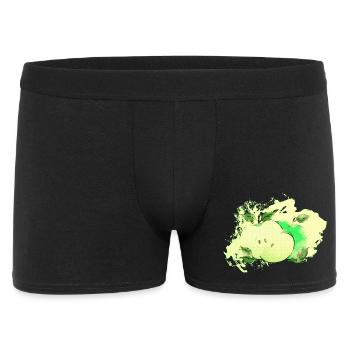 tolle küchendeko motive, Gesunde Früchte - Männer Boxer Shorts - Schwarz - Vorne