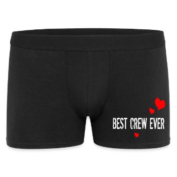BEST CREW EVER - Men's Boxer Shorts - black - Front