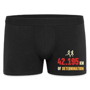 Marathon - 42 195 km de détermination - Boxer Homme - noir - Devant