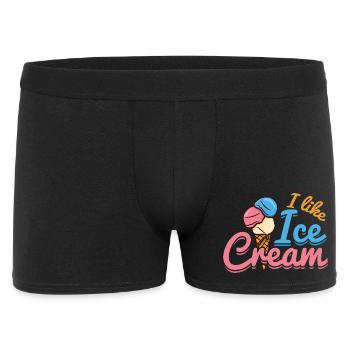 Amour de la crème glacée - Boxer Homme - noir - Devant