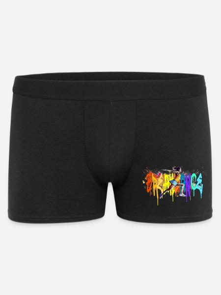Breakdance Girl Bgirl B-Girl - Männer Boxer Shorts - Schwarz