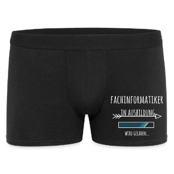 Fachinformatiker Ausbildung Beruf - Männer Boxer Shorts - Schwarz - Vorne