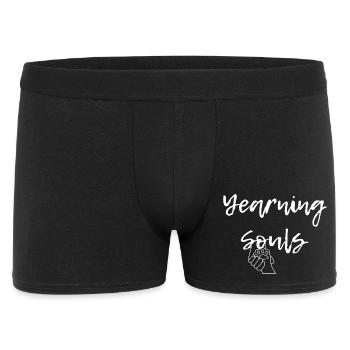Sehnsüchtige Seelen 20240511 234834 0000 - Männer Boxer Shorts - Schwarz - Vorne