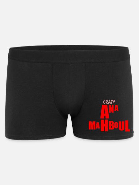 CRAZY MAHBOUL ANA - Men's Boxer Shorts - black