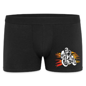 Chemise de motard - Boxer Homme - noir - Devant