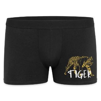 Wild Tiger Vintage Illustration - Men's Boxer Shorts - black - Front