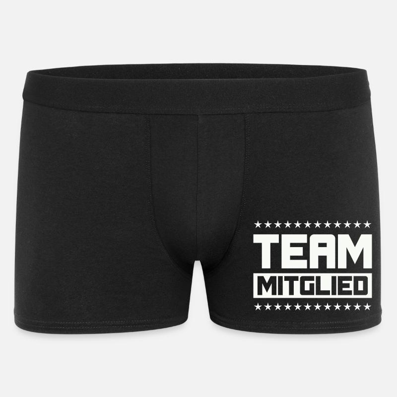 Team Mitglied - Männer Boxer Shorts - Schwarz