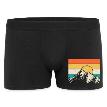 Randonnée Randonneur Alpiniste Cadeau - Boxer Homme - noir - Devant