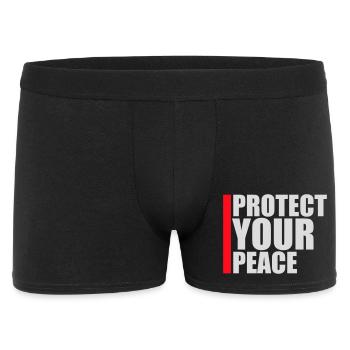 Protect Your Peace Mental Health Mindfulness - Men's Boxer Shorts - black - Front
