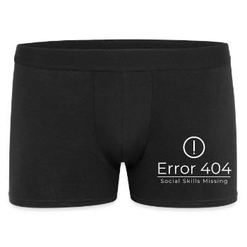 Error 404 – Feelings Not Found - Men's Boxer Shorts - black - Front
