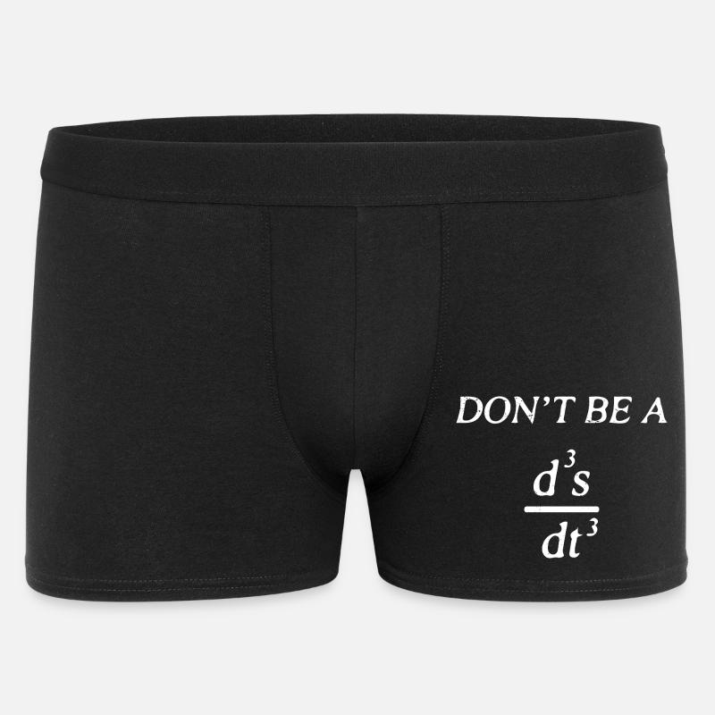 Ne sois pas un idiot - Boxer Homme - noir