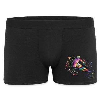 Alpine skiing Winter sports Nordic skiing - Men's Boxer Shorts - black - Front