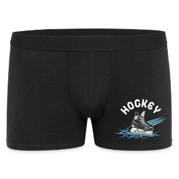 Hockey Skate– Eishockey Fan - Men's Boxer Shorts - black - Front