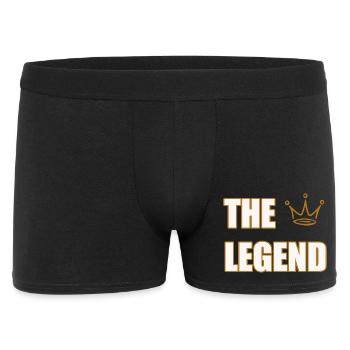 THE LEGEND – Bold Iconic Statement Design - Men's Boxer Shorts - black - Front