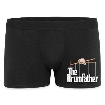 The DrumFather, conception pour batteurs et groupes de musique - Boxer Homme - noir - Devant