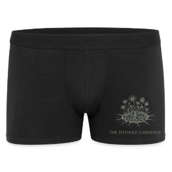 The Pothole Gardener - Guerrilla Bloom Society - Men's Boxer Shorts - black - Front