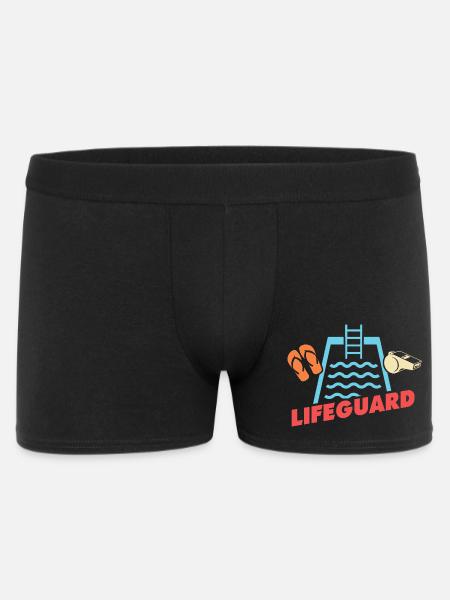 Lifeguards Love Lifeguard Swimmers - Men's Boxer Shorts - black