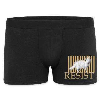 Cats punk resist naughtylonghair cat rebellious - Men's Boxer Shorts - black - Front