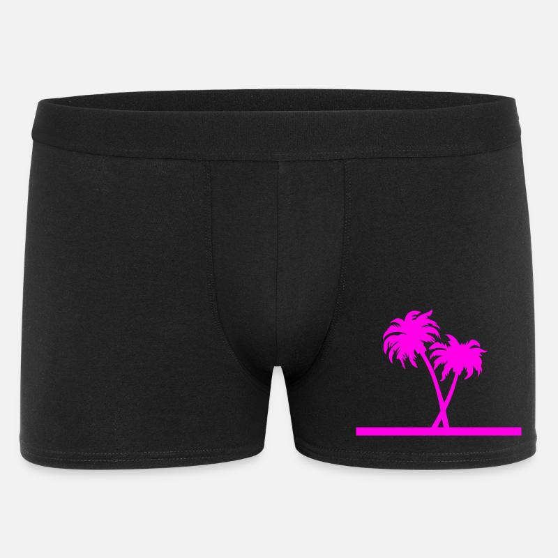 Palm trees - Men's Boxer Shorts - black