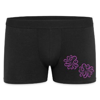 krake_2 - Männer Boxer Shorts - Schwarz - Vorne