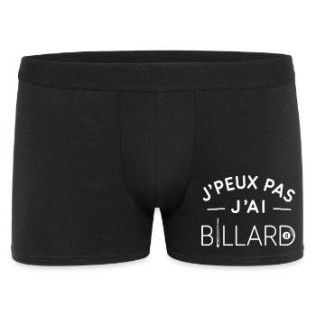 Billard Humour Cadeau Passionné de Billard - Boxer Homme - noir - Devant