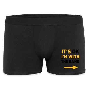 Im with the Band - Men's Boxer Shorts - black - Front