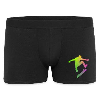 patineur - Boxer Homme - noir - Devant