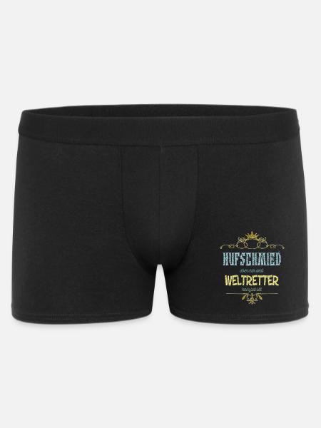 Hufschmied Weltretter - Männer Boxer Shorts - Schwarz