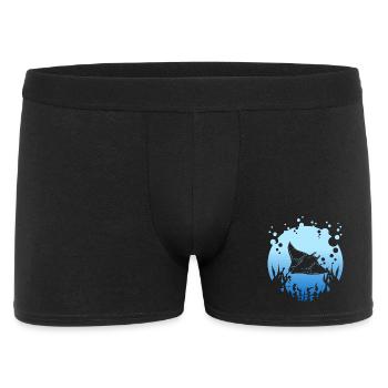 Manta rays - Men's Boxer Shorts - black - Front