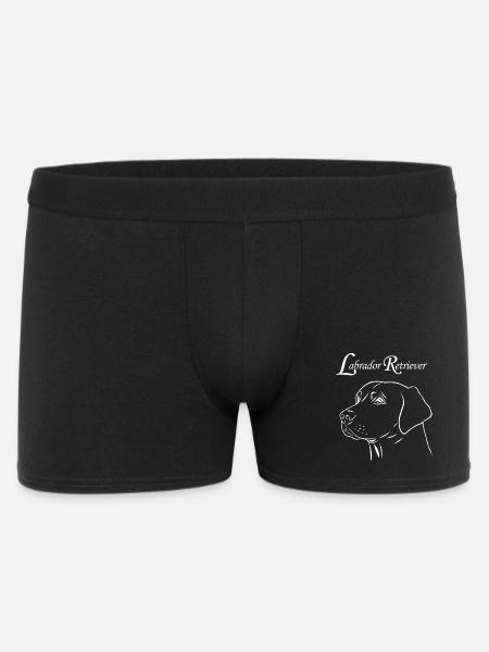 Labrador Retriever Portrait - Men's Boxer Shorts - black
