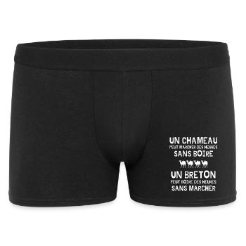 bretagne, bretagne humour, breton - Boxer Homme - noir - Devant