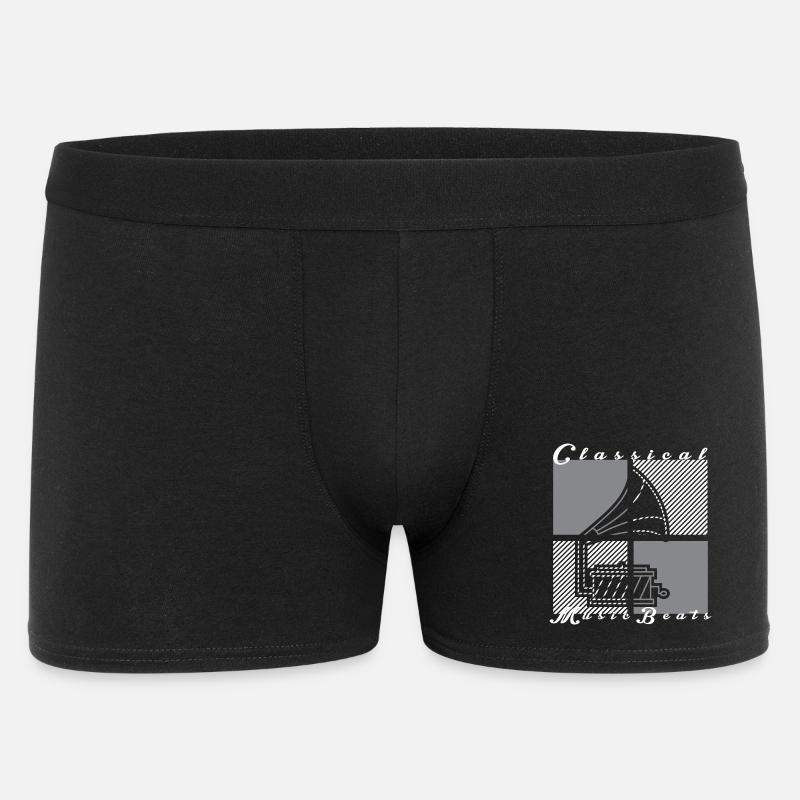 Grammophon - Männer Boxer Shorts - Schwarz