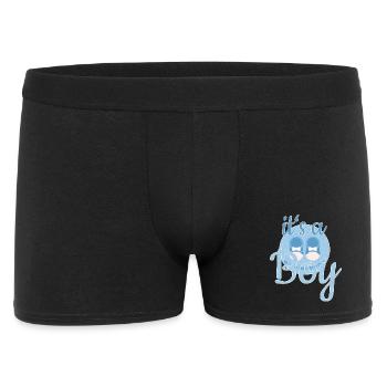 Cadeau Bébé Garçon - Boxer Homme - noir - Devant