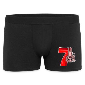 7 ans - 7 ans avec motif animal - Boxer Homme - noir - Devant