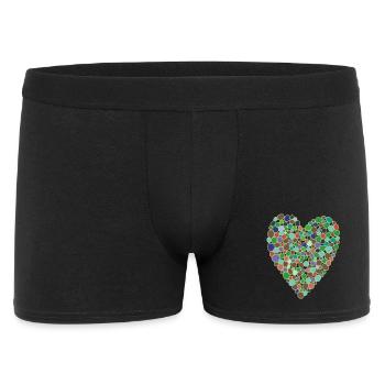 Vert coeur - Boxer Homme - noir - Devant