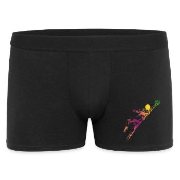 Croquis du gardien de but - Boxer Homme - noir - Devant