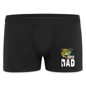 Super Dad Fishing Giant Fish - Men's Boxer Shorts - black - Front