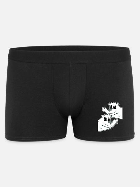 Polar Bear Polar Bear - Men's Boxer Shorts - black